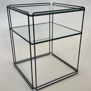 Table d'appoint vintage de Max Sauze "isocèle" design années 70