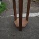Art Deco Pedestal Table Mahogany from Africa.