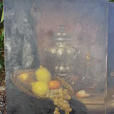 Pair of oil on canvas by Charles Leroux still life