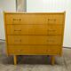 Commode scandinave  4 tiroirs 1990 couleur miel