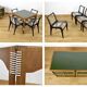 Ensemble de Georges Tigien buffet, table et chaises