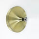 Applique Space Age par Honsel Leuchten en aluminium doré, Flush Light