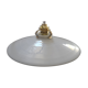 Old lampshade suspension opaline white smooth tbe art deco 1940 Ø 26 cm TBE