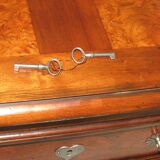 Dutch chest of drawers two mahogany drawers and walnut bramble