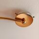 Vintage gold metal arc pendant light, 1980s