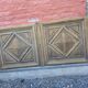 Pair of old solid oak doors
