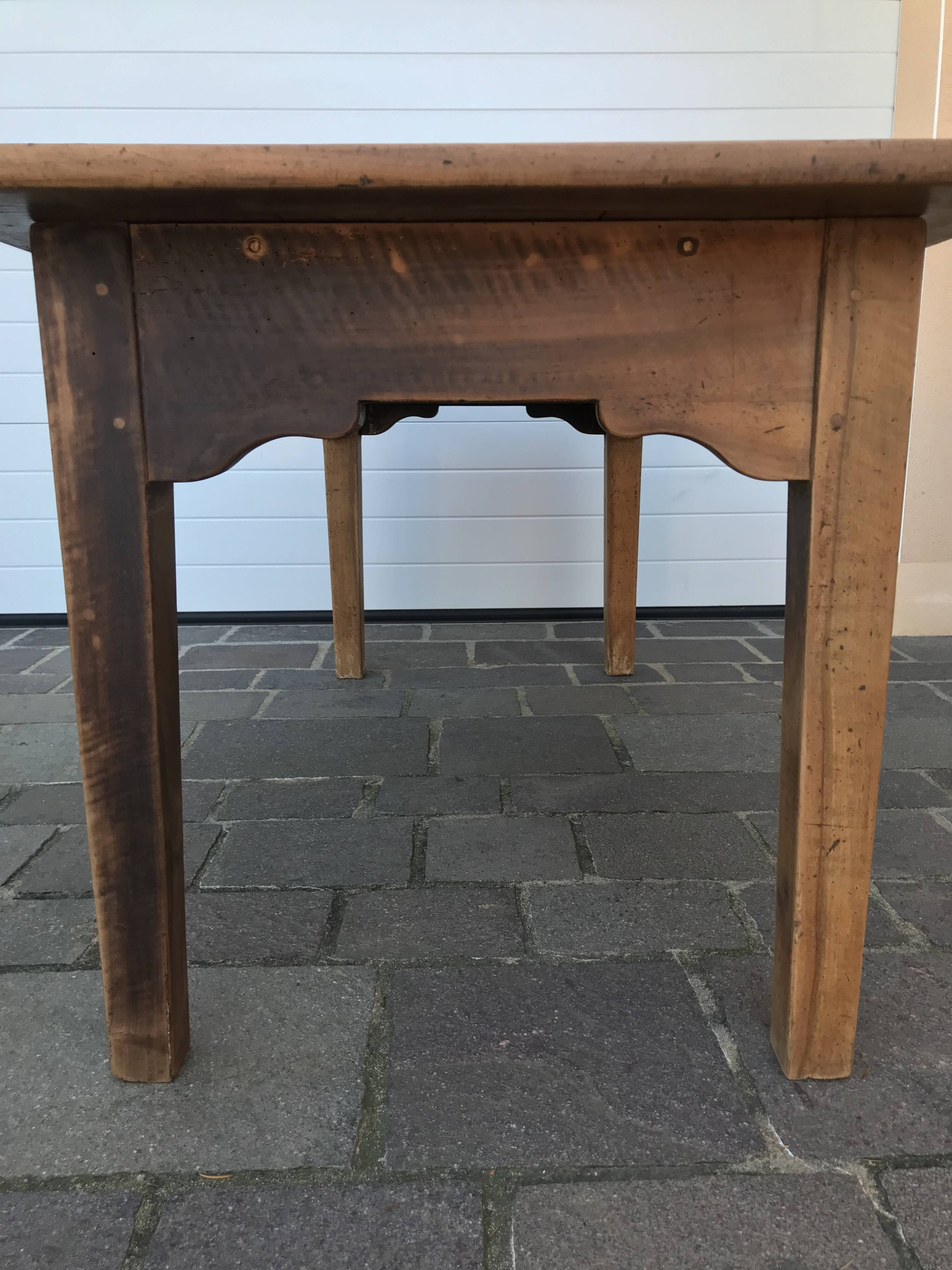 Walnut farmhouse table