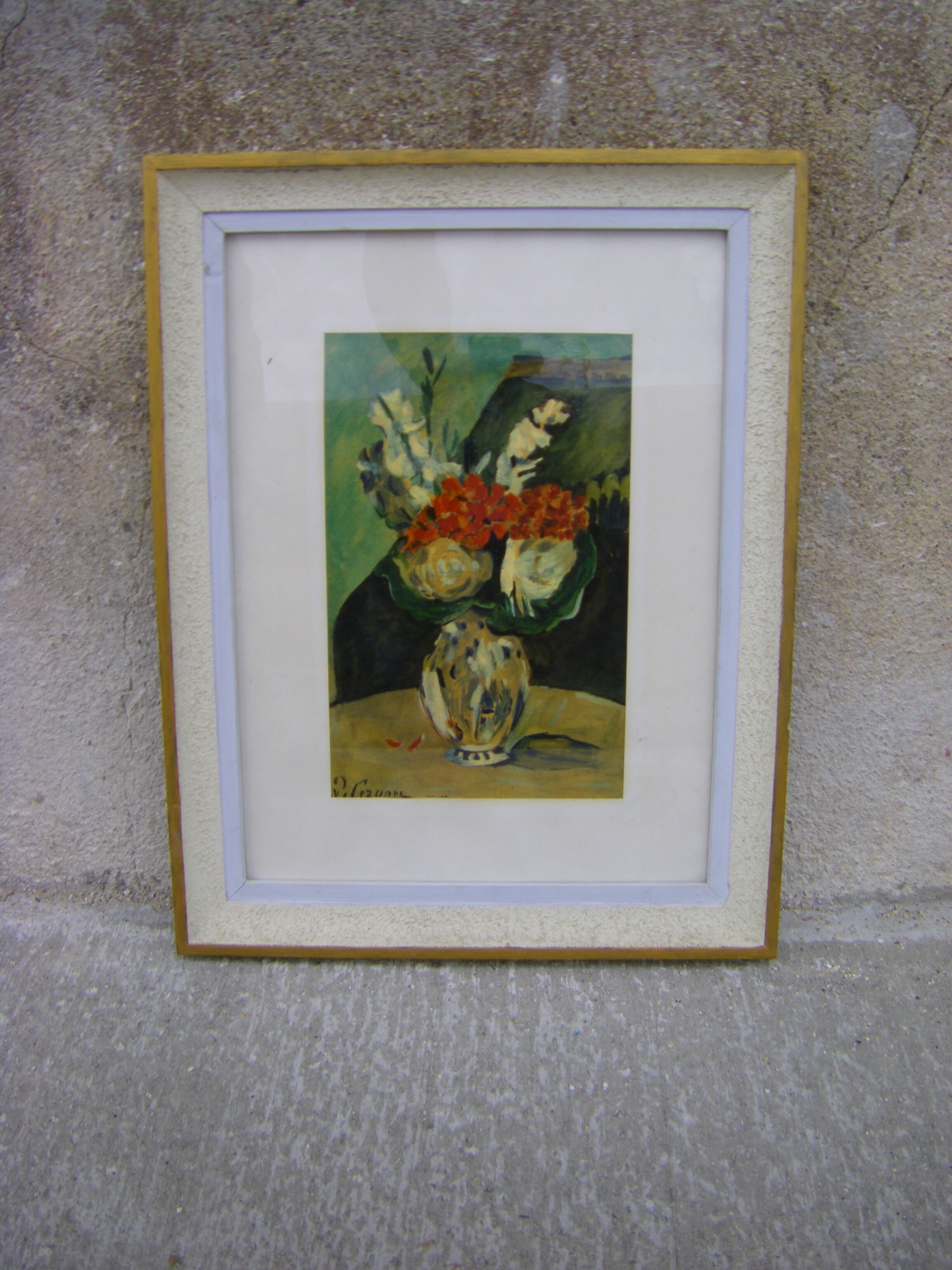 Reproduction of the bouquet in Little Delft, Paul Cézanne