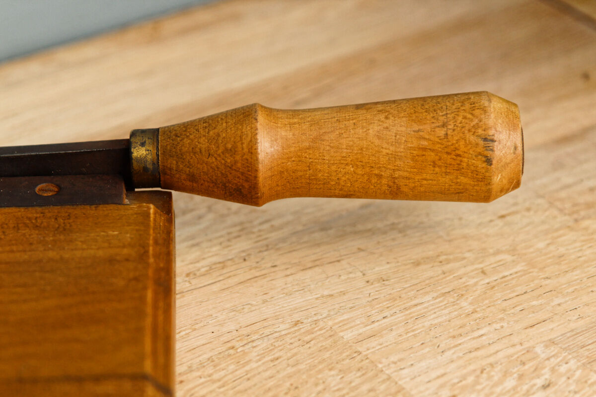 Old cutter, wood and metal