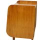 Pair of Fifties Rockabilly Wooden Bedside Tables Vintage Design