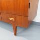 Vintage Scandinavian style teak wardrobe from the 60s