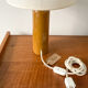 Lampe grès et toile de jute