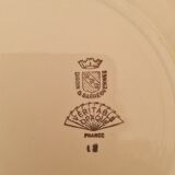 Dessert plates nursery rhymes of digoin and sarreguemine
