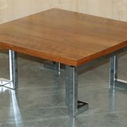 Restored suite Tim Bates for Pieff Mandarin leather chrome hardwood.