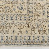 6x10 Navy Blue Turkish Vintage Rug, 193x315Cm