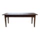Table de ferme chêne 1950 pieds fuseaux