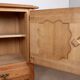 Very large French sideboard in solid oak, Guillerme and Chambron 1960.