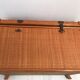 Trunk trunk in canned rattan 50s-60s