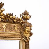 Unusual mirror Napoleon III, France.