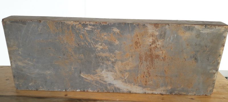 Locker, old workshop shelf in wooden compartments