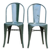 Paire de chaises tolix modèle b 1930 (première édition)