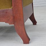 1950s, Danish 2-seater sofa in Biedermeier style, furniture velour.
