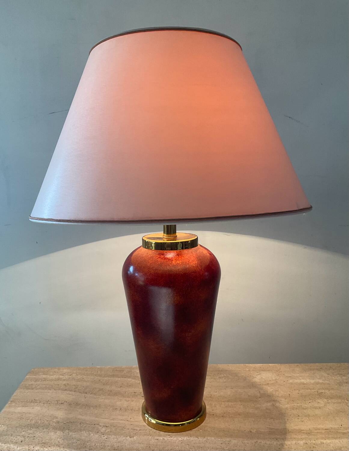 Vintage ceramic lamp from the 70s-80s