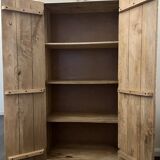 Sublime armoire indienne en bois blanc