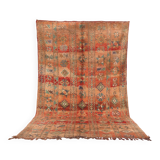 Vintage Moroccan Boujaad Rug 198 CM X 342 CM