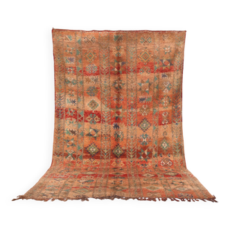 Vintage Moroccan Boujaad Rug 198 CM X 342 CM