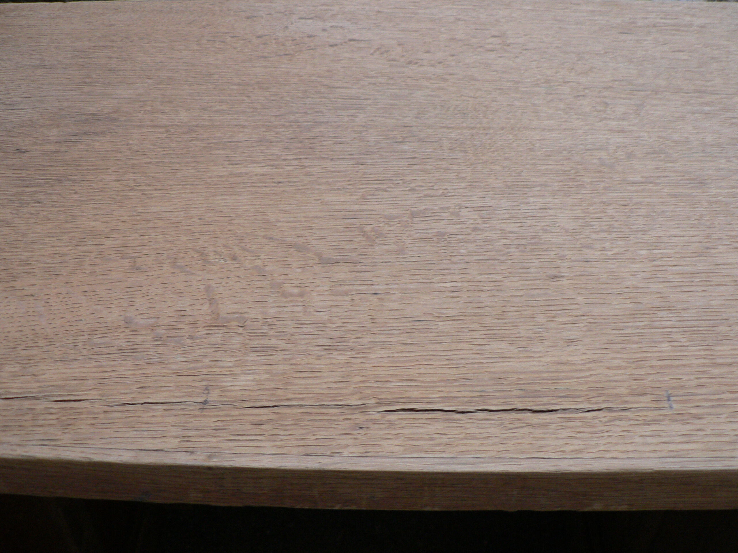 Pickled oak desk