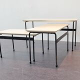 Set of 3 Twello nesting tables by Martin Visser for 't Spectrum, 1950's