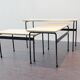 Ensemble de 3 tables gigognes Twello par Martin Visser pour 't Spectrum, années 1950