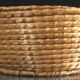 Vintage woven straw basket 29 cm
