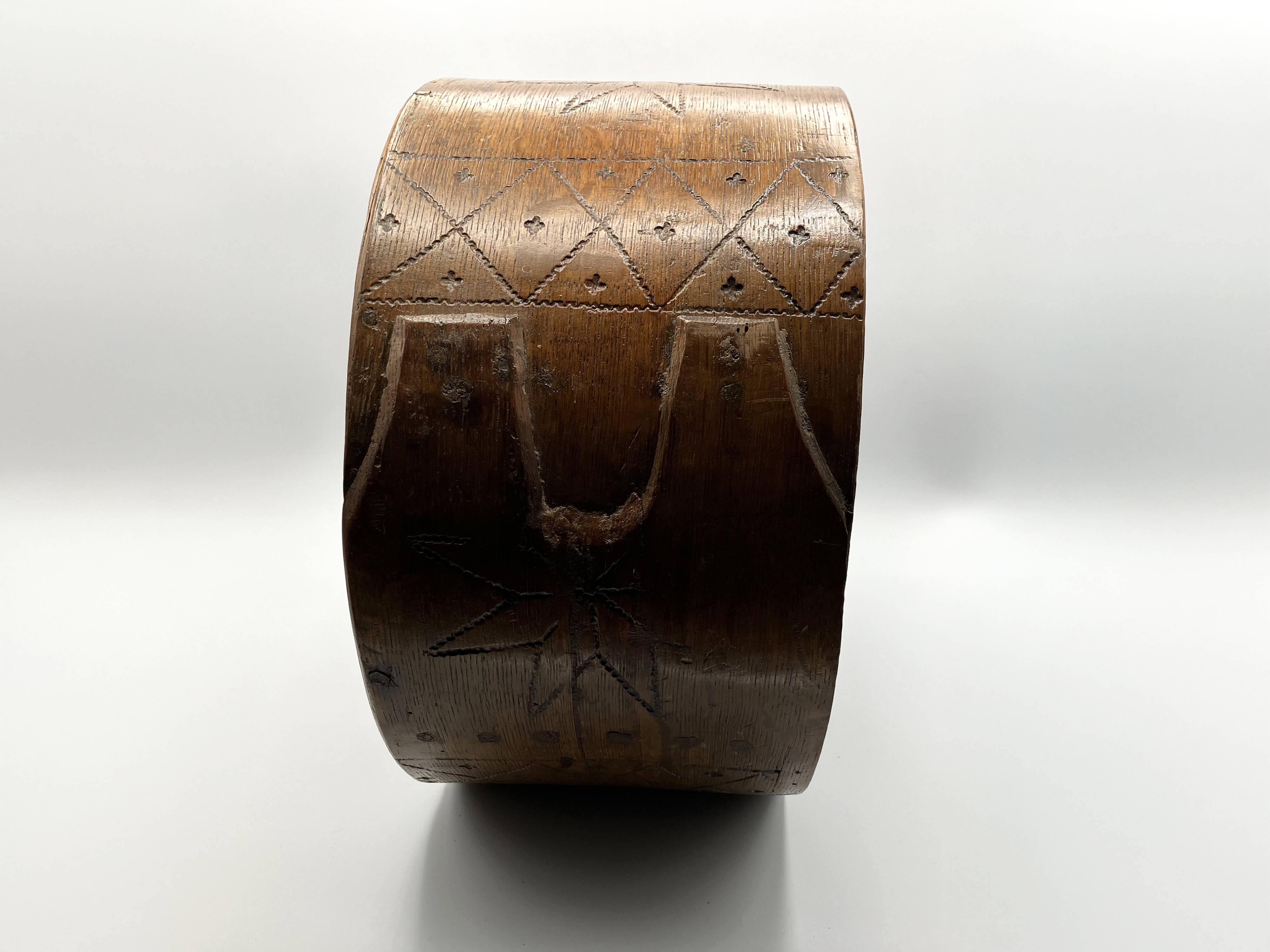 Antique Swedish Bentwood Box with Lid • Folk Art
