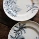 6 Terre de Fer blue Marcel Alésia Exotic Longchamp plates