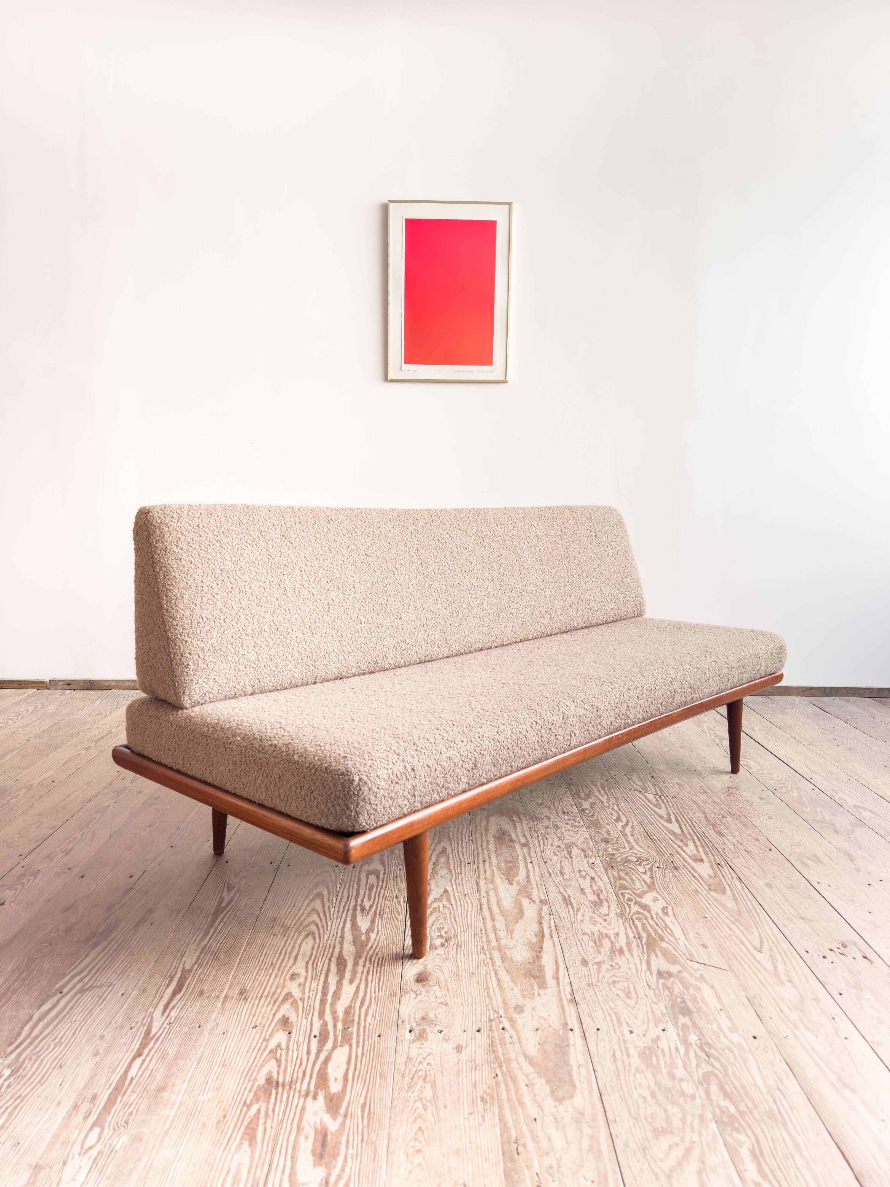 Daybed danois Minerva Series par Peter Hvidt, Mid Century, années 1950