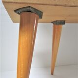 Light wood tripod bedside  1960