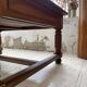 Solid walnut farmhouse castle table 1900 XXL
