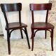 Pair of vintage bistro chairs Berc Antoine