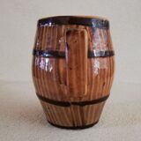 Glazed terracotta pitcher