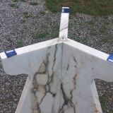 Table design en marbre des années 70