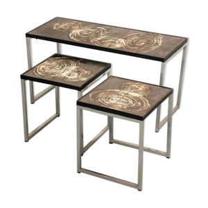 Set de 3 tables d'appoint
