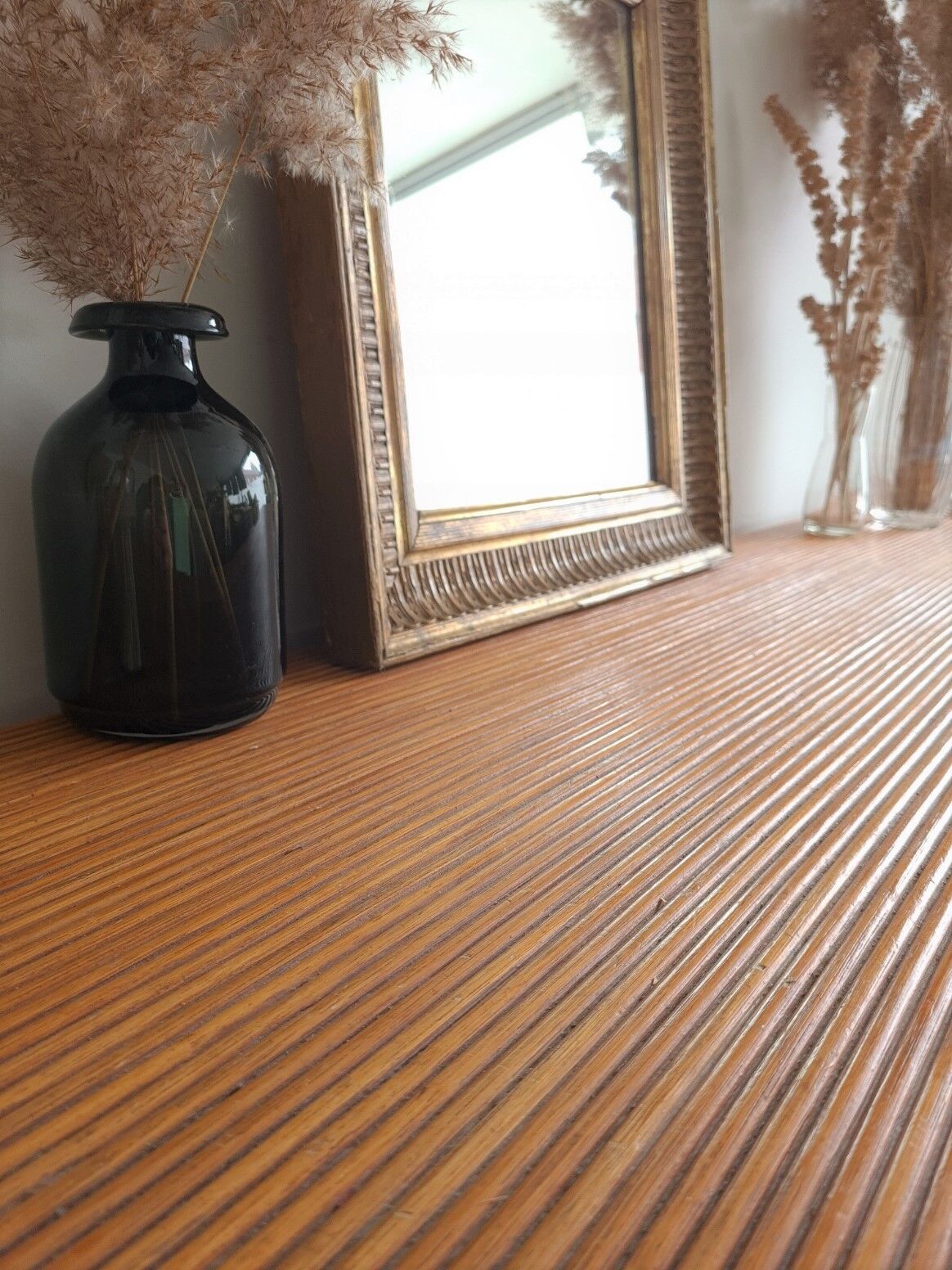 Vintage rattan buffet