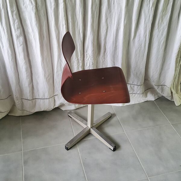 Ensemble bureau et sa chaise années 60
