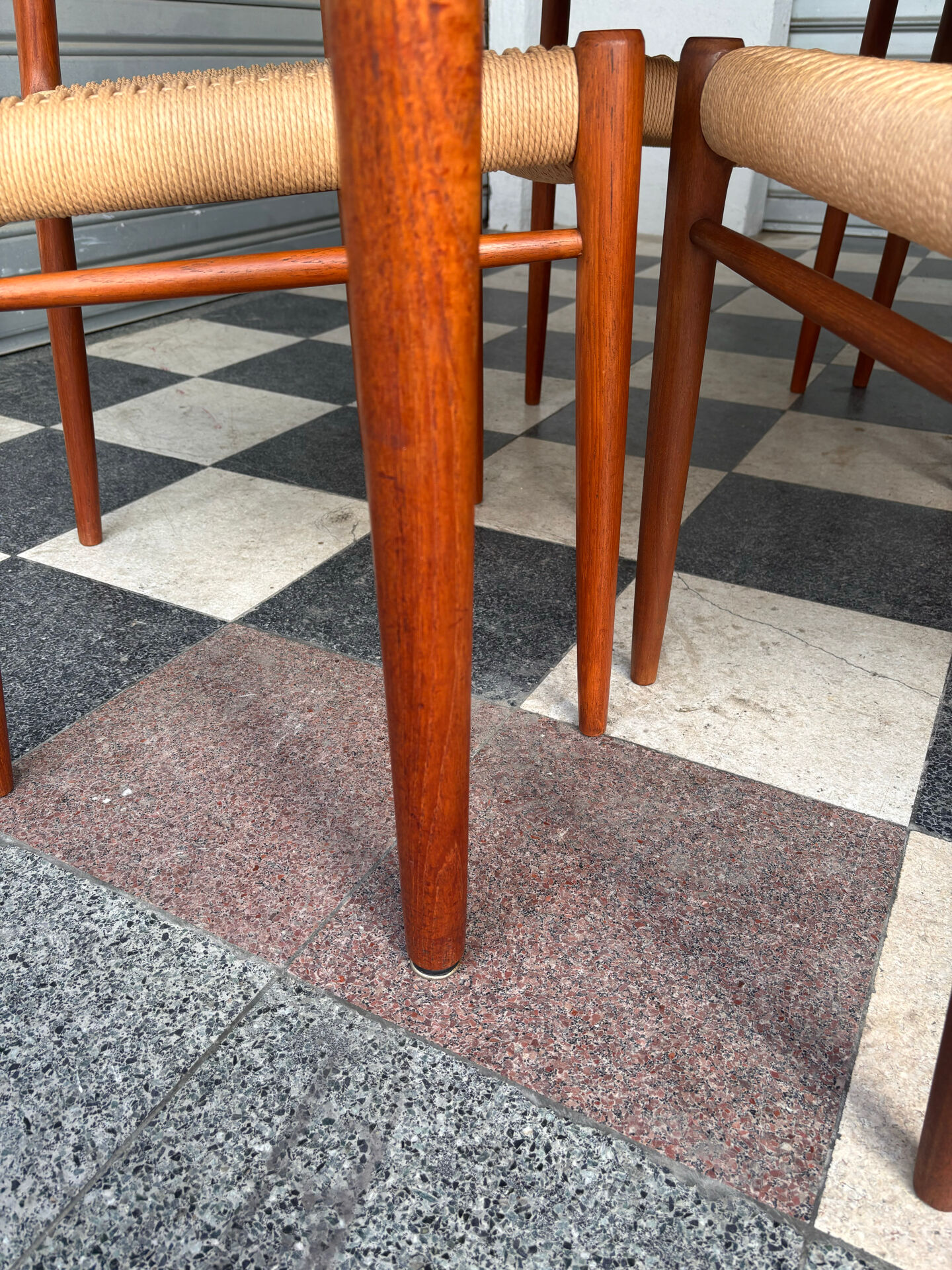 Large Danish teak table