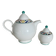 Villeroy and Boch Indian Look teapot and sugar bowl