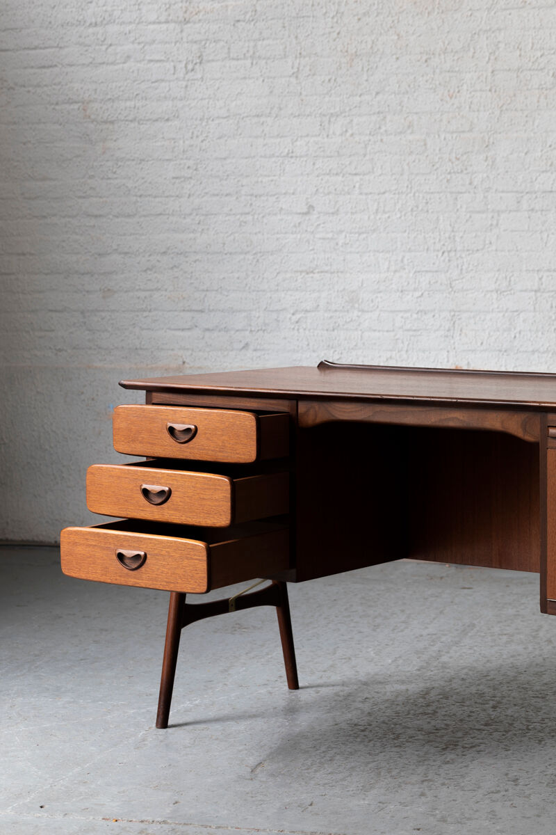 Bureau de Louis Van Teeffelen pour Wébé design hollandais, années 1950