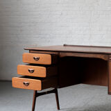 Writing desk by Louis Van Teeffelen for Wébé, Dutch design, 1950s