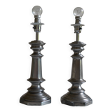 Pair of vintage Marks & Spencer lamp bases made in the UK